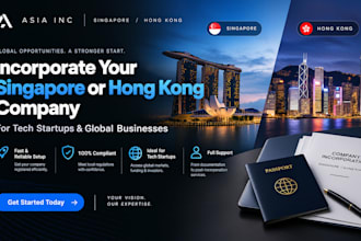 incorporate your singapore or hong kong company for tech startups