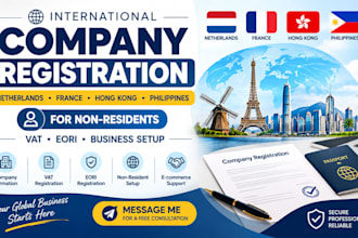 register your company in netherlands france hong kong and philippines
