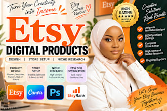 etsy digital products, digital planner, setup etsy shop, etsy digital planner