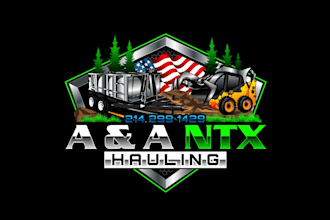 create exclusive and marvelous dump trailer logo design