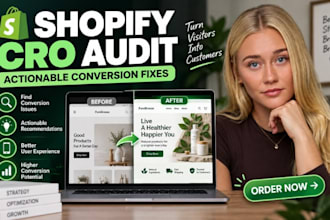 do a shopify cro audit with actionable conversion fixes