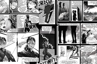 manga comic illustration book manga panel  manga page comic manga artist mangaka