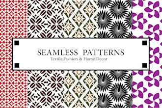 design modern seamless patterns