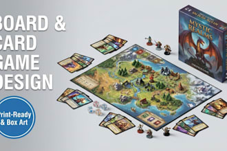 develop board game, card game development board game design