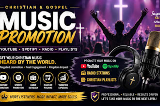 promote gospel music on spotify playlists using pitching and organic promotion