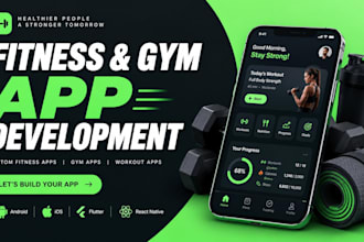 develop fitness and gym app, fitness app, workout app health website
