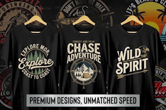 do awesome t shirt design typography graphic t shirt designs