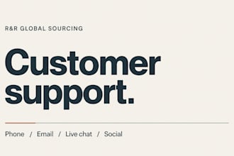 provide customer service and support by phone, email and live chat