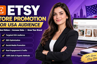 do etsy store promotion for usa audience