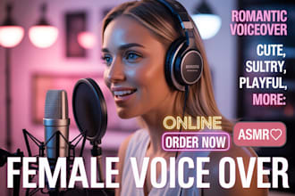 create nsfw female voice acting erotic flirty voice narration anime voice asmr