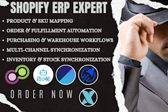 setup shopify erp mrpeasy plentyone dianxiaomi odoo upseller netsuite xorosoft
