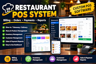 build a restaurant pos system and billing software
