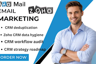 audit zoho CRM account cleanup deduplication data hygiene workflow report