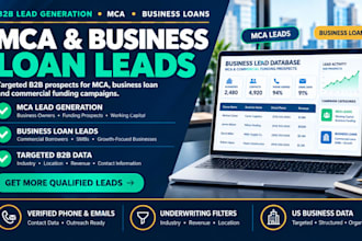 do business loan lead generation for mca leads and business leads