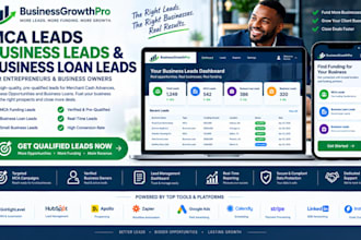 generate mca leads, business leads and business loan leads