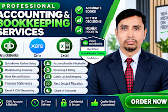 do quickbooks and xero bookkeeping and cleanup
