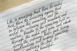 write anything with my beautifull handwriting