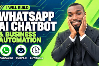 build a whatsapp ai chatbot for business automation with chatgpt API
