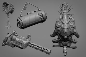 be your expert 3d character sculptor, game character model and fantasy character