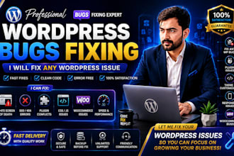 fix wordpress bugs errors and website issues