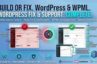 fix wordpress woocommerce errors and setup multilingual wpml polylang site