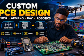 design microcontroller based stepper servo uau drone motor controller robotics