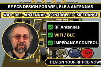 design rf pcb with controlled impedance routing for wifi ble antenna circuits