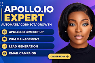 setup apollo io CRM, sales pipeline and apollo workflow automation