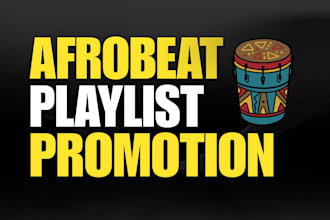 promote your afrobeat music to playlist, blogs and music curators