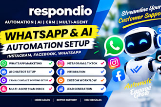 build a whatsapp ai chatbot and automation with whatsapp api