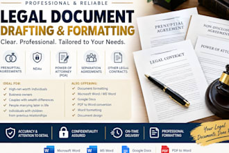 do prenuptial agreement, power of attorney and nda