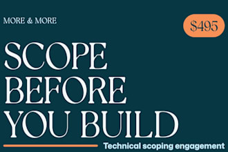 scope your app or mvp with architecture, stack, and a build estimate