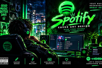 design aesthetic phonk,lofi and hip hop spotify cover art