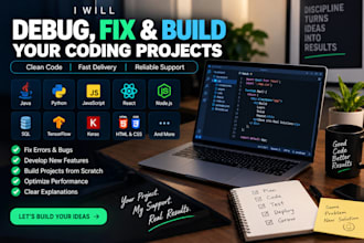 debug, fix errors and help with your college coding projects