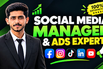 be your expert social media manager and ads expert