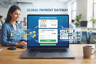 integrate payment gateway like paypal stripe square