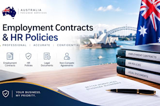 draft professional australian employment contracts,HR policies legal document