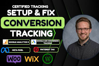 set up google tag manager, ga4 and conversion tracking