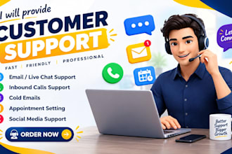 provide customer support, live chat, email support