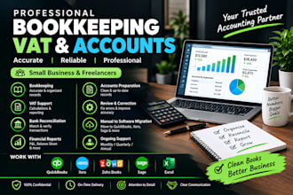 provide UK bookkeeping, vat and self assessment services
