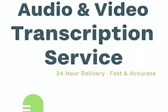 transcribe your audio and video to arabic with  accuracy