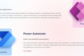 create power automate, power apps applications