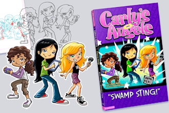 illustrate comic books and graphic novels