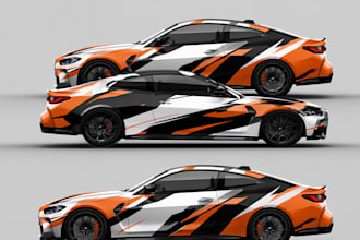 design distinctive custom vehicle wraps with graphic visuals