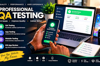 qa testing, app testing, website testing, ios app review