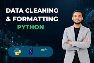 do excel data formatting and cleaning using python automation
