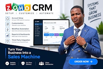 setup, customize and automate your zoho CRM
