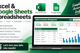 create custom google sheets for sales inventory and data tracking