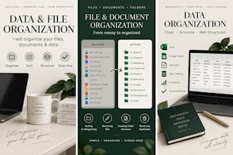 organize, sort and manage your files, documents and data