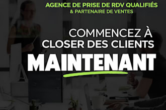 do b2b cold calling in french and set qualified appointments